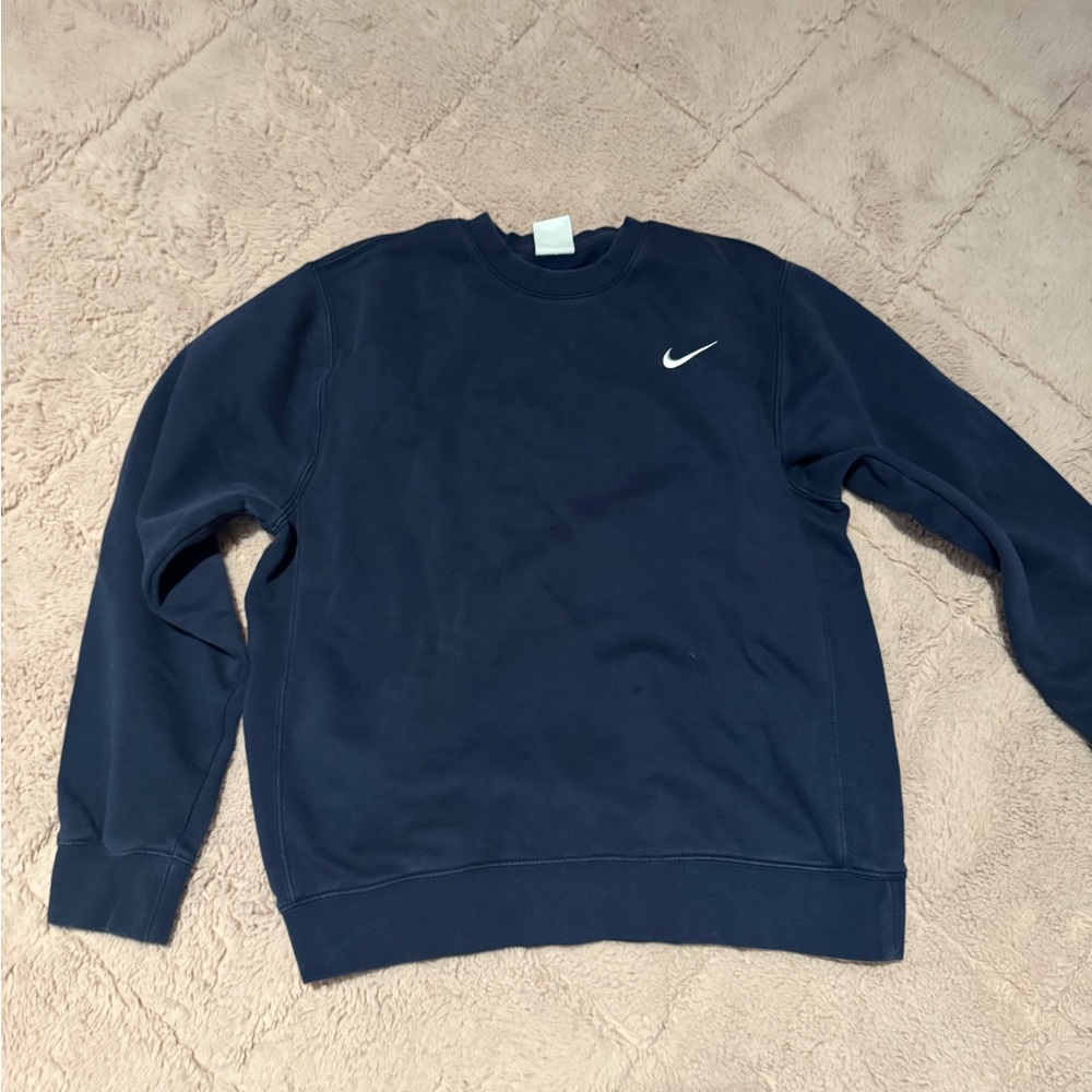 Nike Women Navy Blue Sweater